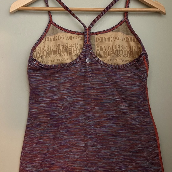 lululemon athletica Power Y Tank - Space Black March Multi - Picture 3 of 13